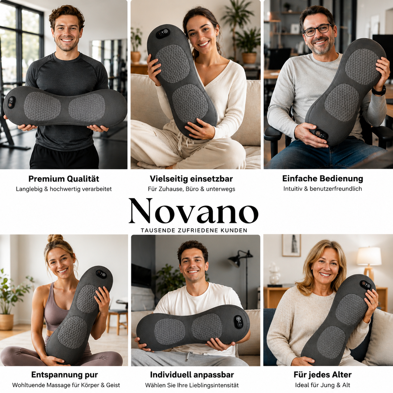 Novano Rückenmassagegerät mit Wärme