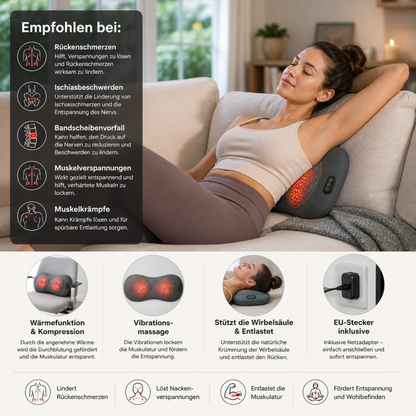 Novano Rückenmassagegerät mit Wärme