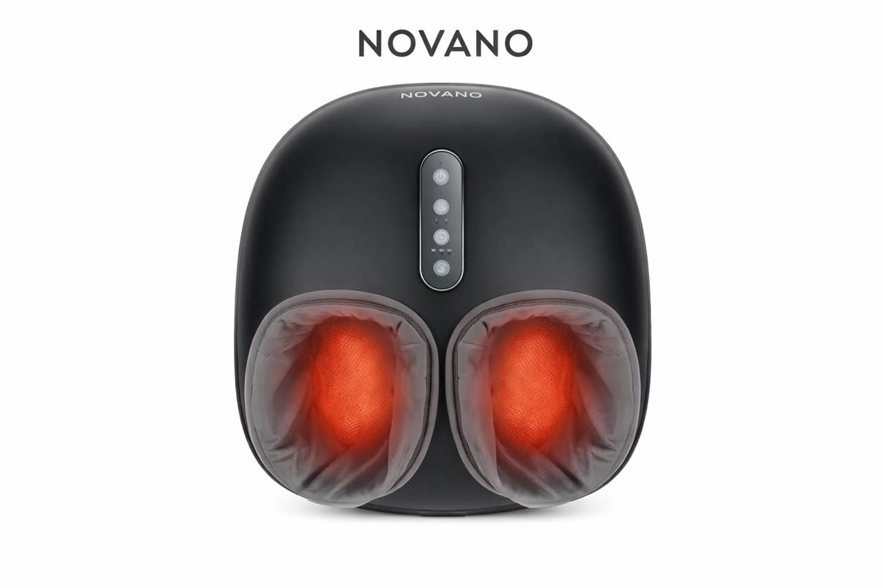 Novano™ Shiatsu Fußmassagegerät mit Wärme – Tiefenentspannung für müde & schmerzende Füße