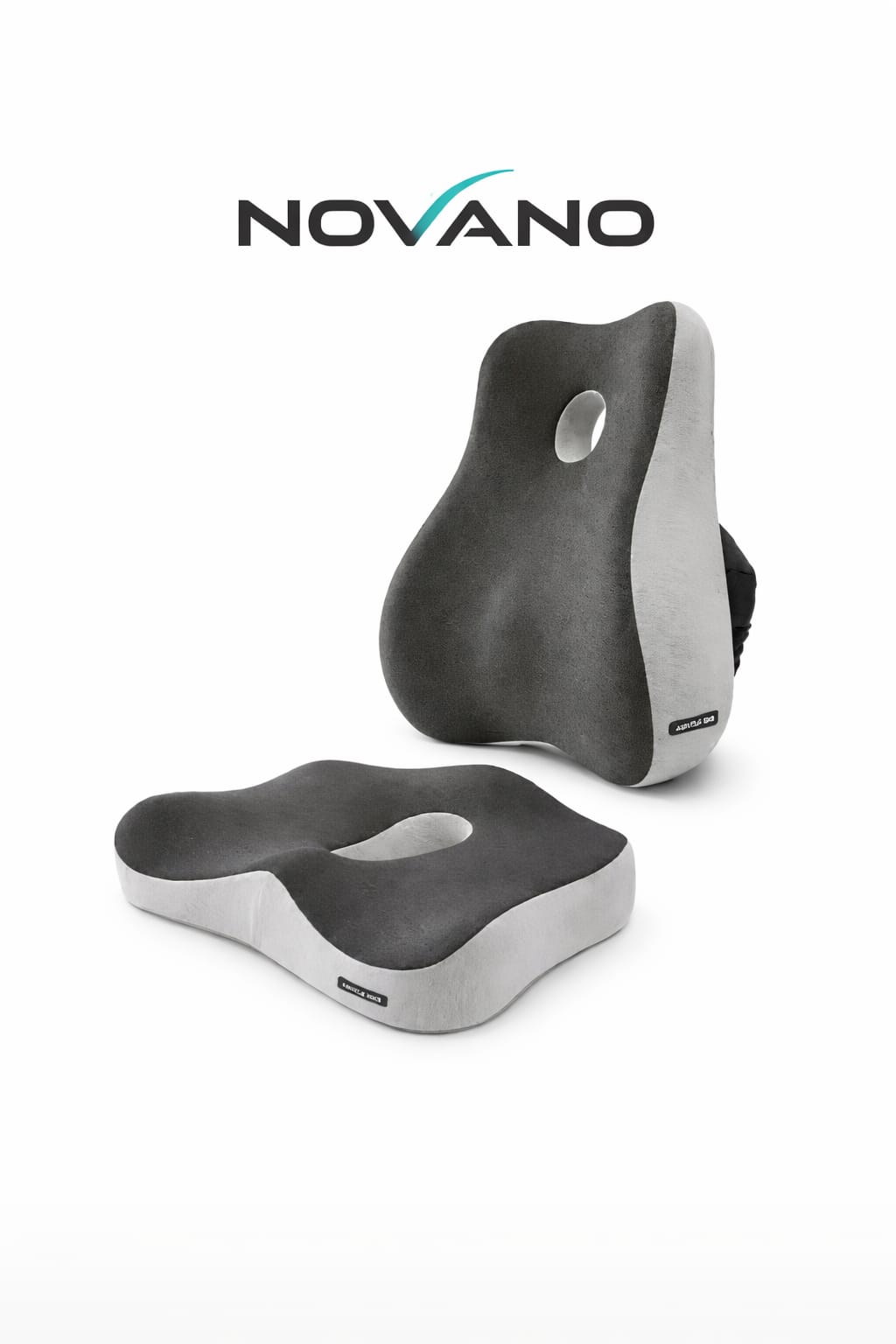 Novano™ Orthopädisches Sitzkissen & Rückenstütze – Ergonomischer Komfort für Rücken & Haltung